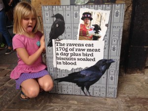 Ravens at the Tower of London