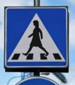 woman crossing