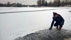 frozen lake