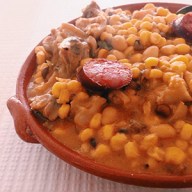 umngqusho with chorizo