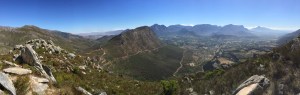 View from the Franschoek pass