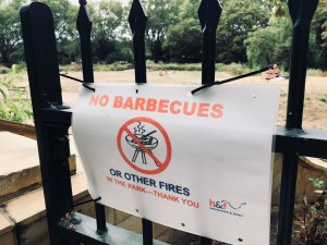 Fear of fire in the hot weather