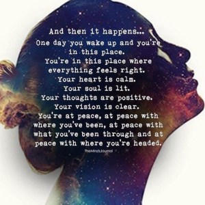 peace in the space you are in