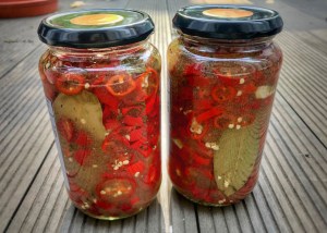 home made chilli pickle